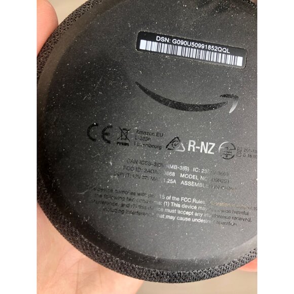 Amazon Echo Dot 3rd Gen Smart Speaker with Alexa Charcoal Gray D9N29T w/Charger - Picture 13 of 15